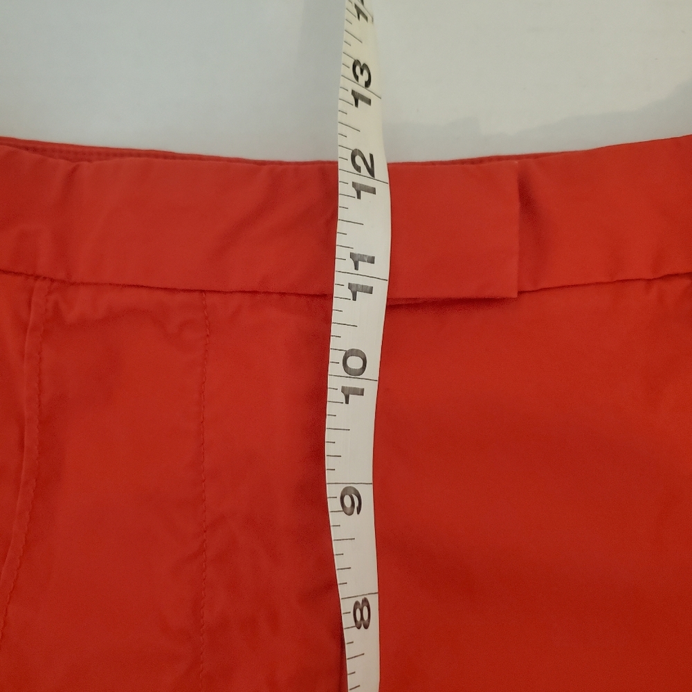 Anthropologie Poplin Wide Leg Red Rouge Flare Cotton Casual Pants Women's Sz 4 - Picture 7 of 10
